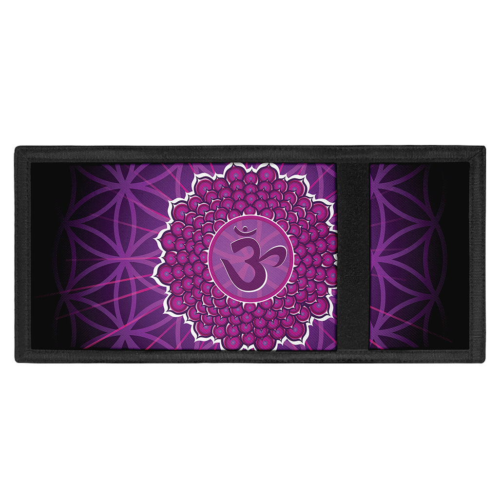 Sahasrara Chakra Spiritual Print Trifold Wallet