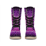 Sahasrara Chakra Spiritual Print Winter Boots