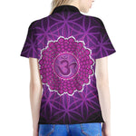 Sahasrara Chakra Spiritual Print Women's Polo Shirt