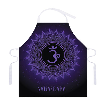 Sahasrara Chakra Symbol Print Adjustable Apron