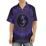Sahasrara Chakra Symbol Print Aloha Shirt