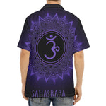 Sahasrara Chakra Symbol Print Aloha Shirt
