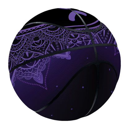 Sahasrara Chakra Symbol Print Basketball