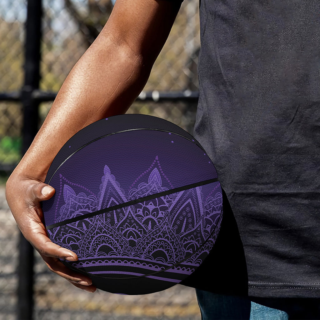 Sahasrara Chakra Symbol Print Basketball
