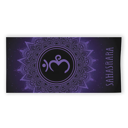 Sahasrara Chakra Symbol Print Beach Towel