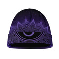 Sahasrara Chakra Symbol Print Beanie