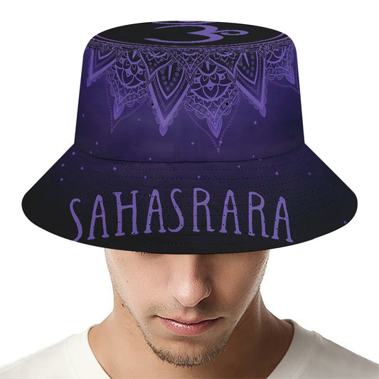 Sahasrara Chakra Symbol Print Bucket Hat