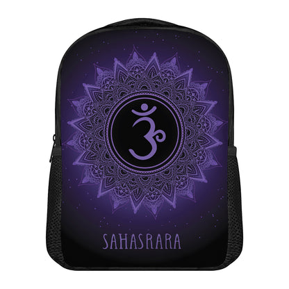 Sahasrara Chakra Symbol Print Casual Backpack