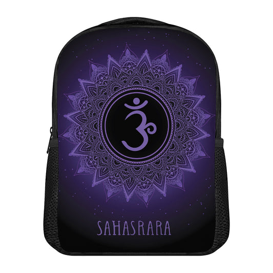 Sahasrara Chakra Symbol Print Casual Backpack