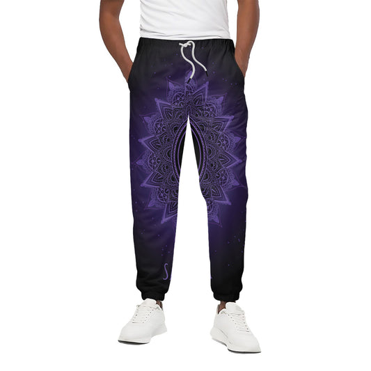 Sahasrara Chakra Symbol Print Cotton Pants