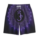 Sahasrara Chakra Symbol Print Cotton Shorts