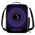 Sahasrara Chakra Symbol Print Crossbody Lunch Bag