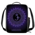 Sahasrara Chakra Symbol Print Crossbody Lunch Bag