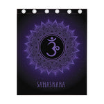 Sahasrara Chakra Symbol Print Curtain
