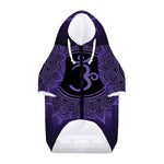 Sahasrara Chakra Symbol Print Dog Zip Up Hoodie