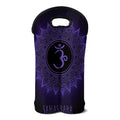 Sahasrara Chakra Symbol Print Double Neoprene Wine Tote