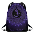 Sahasrara Chakra Symbol Print Drawstring Backpack