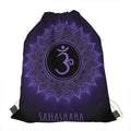 Sahasrara Chakra Symbol Print Drawstring Bag