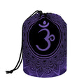 Sahasrara Chakra Symbol Print Drawstring Makeup Bag