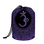 Sahasrara Chakra Symbol Print Drawstring Makeup Bag