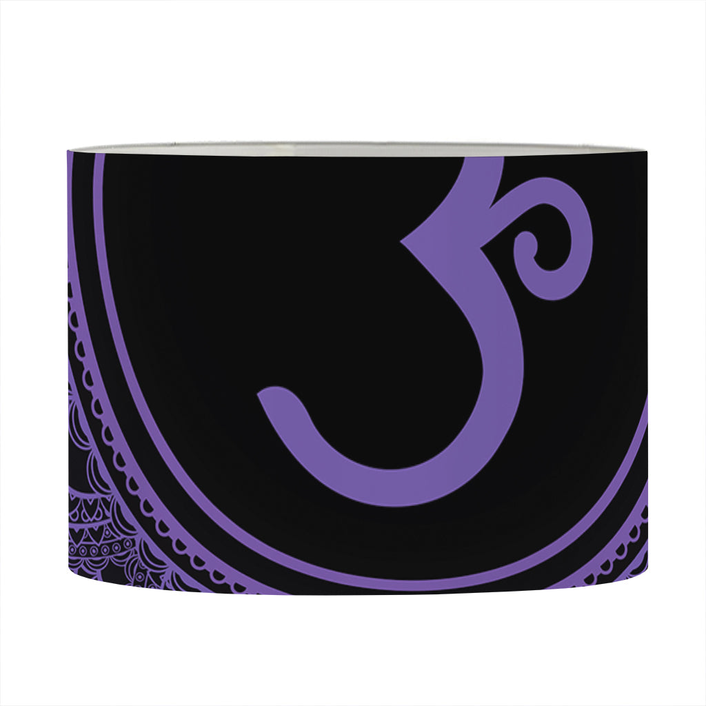Sahasrara Chakra Symbol Print Drum Lamp Shade