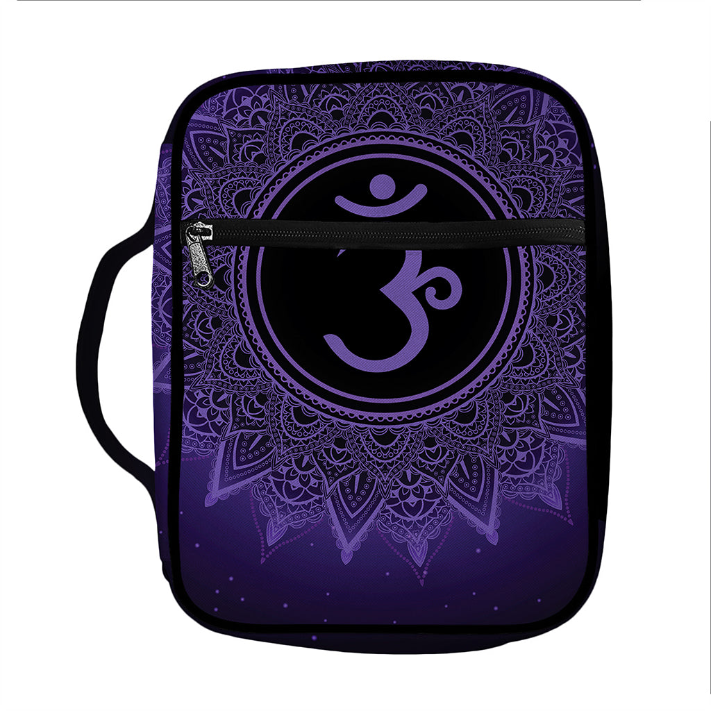 Sahasrara Chakra Symbol Print Front Pocket Bible Bag