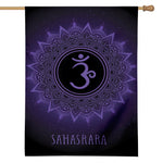 Sahasrara Chakra Symbol Print House Flag