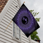 Sahasrara Chakra Symbol Print House Flag
