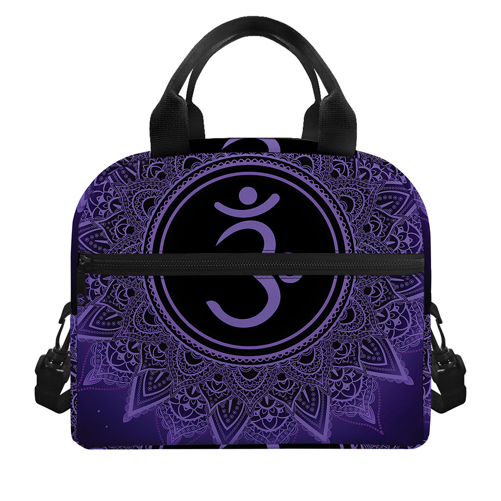 Sahasrara Chakra Symbol Print Insulated Lunch Bag