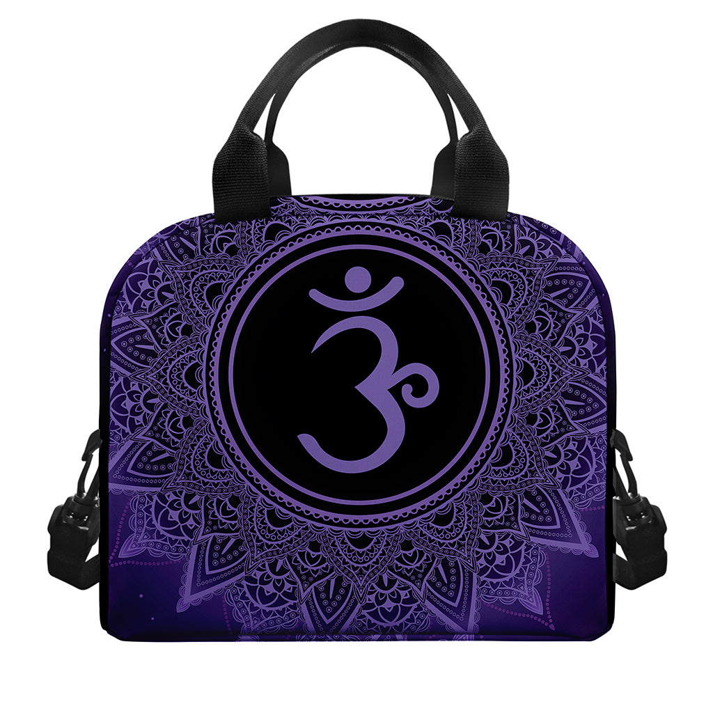 Sahasrara Chakra Symbol Print Insulated Lunch Bag