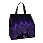 Sahasrara Chakra Symbol Print Insulated Lunch Tote