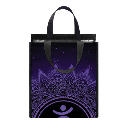Sahasrara Chakra Symbol Print Insulated Lunch Tote