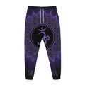 Sahasrara Chakra Symbol Print Jogger Pants