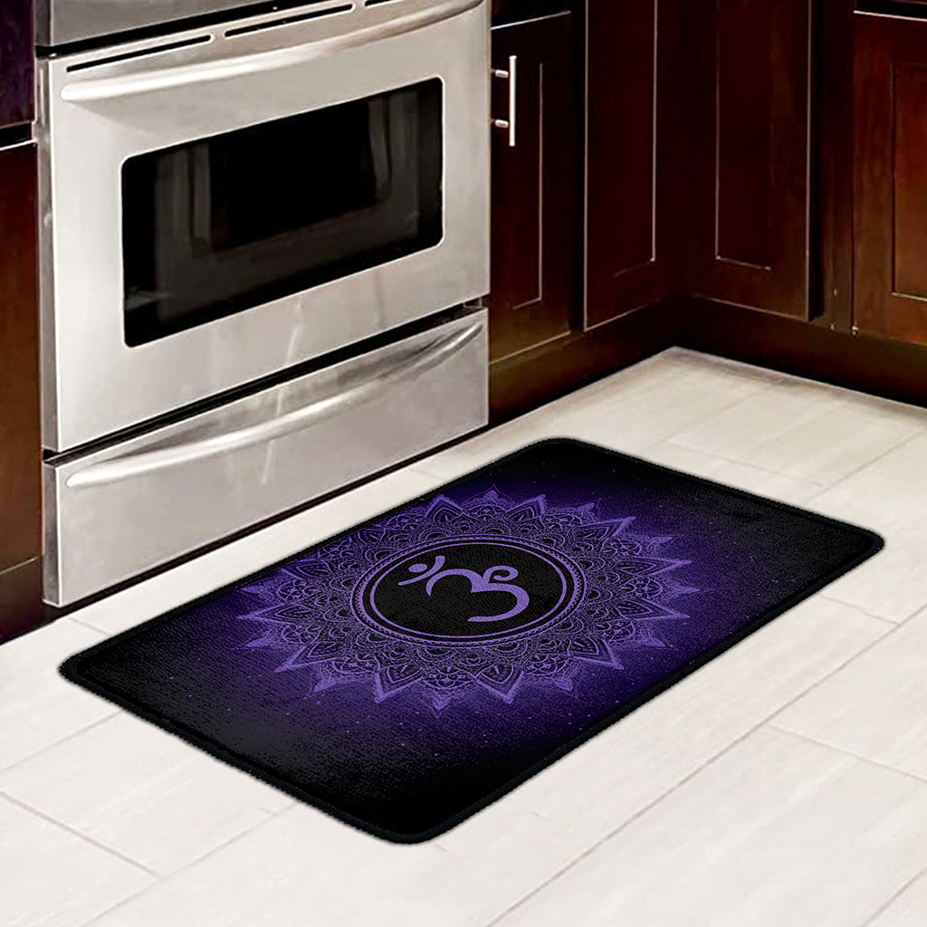 Sahasrara Chakra Symbol Print Kitchen Mat
