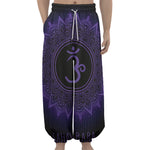 Sahasrara Chakra Symbol Print Lantern Pants