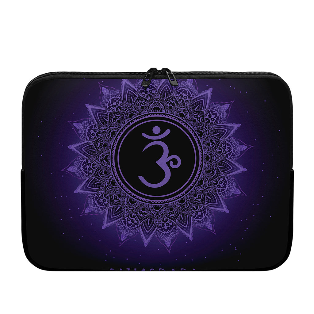 Sahasrara Chakra Symbol Print Laptop Sleeve
