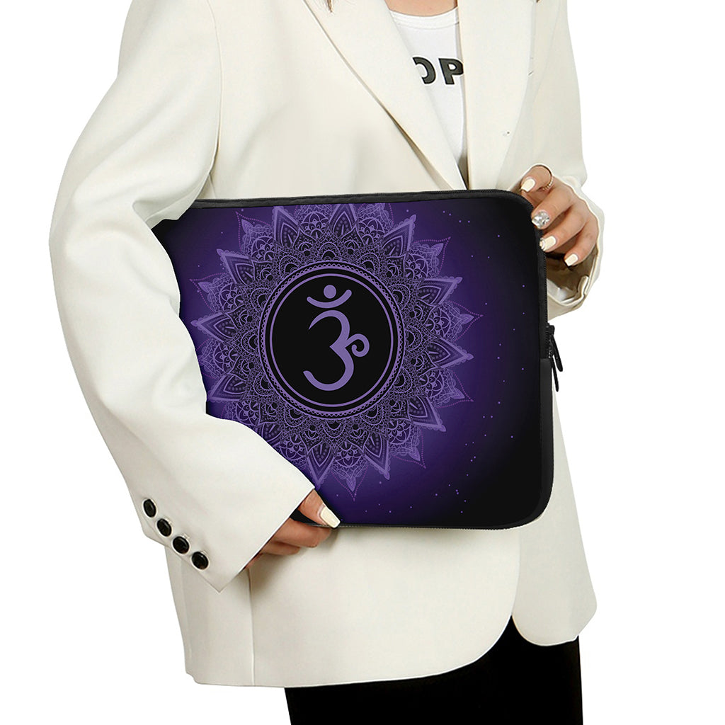 Sahasrara Chakra Symbol Print Laptop Sleeve