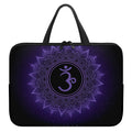 Sahasrara Chakra Symbol Print Laptop Sleeve With Handle