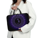 Sahasrara Chakra Symbol Print Laptop Sleeve With Handle