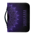 Sahasrara Chakra Symbol Print Leather Bible Cover