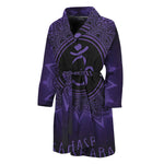 Sahasrara Chakra Symbol Print Men's Bathrobe