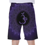 Sahasrara Chakra Symbol Print Men's Beach Shorts