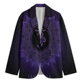 Sahasrara Chakra Symbol Print Men's Blazer