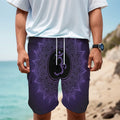 Sahasrara Chakra Symbol Print Men's Cargo Shorts