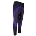 Sahasrara Chakra Symbol Print Men's Compression Pants