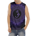 Sahasrara Chakra Symbol Print Men's Fitness Tank Top
