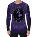 Sahasrara Chakra Symbol Print Men's Long Sleeve T-Shirt