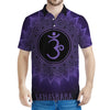 Sahasrara Chakra Symbol Print Men's Polo Shirt