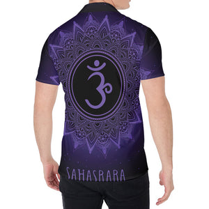 Sahasrara Chakra Symbol Print Men's Shirt