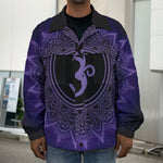 Sahasrara Chakra Symbol Print Men's Shirt Jacket